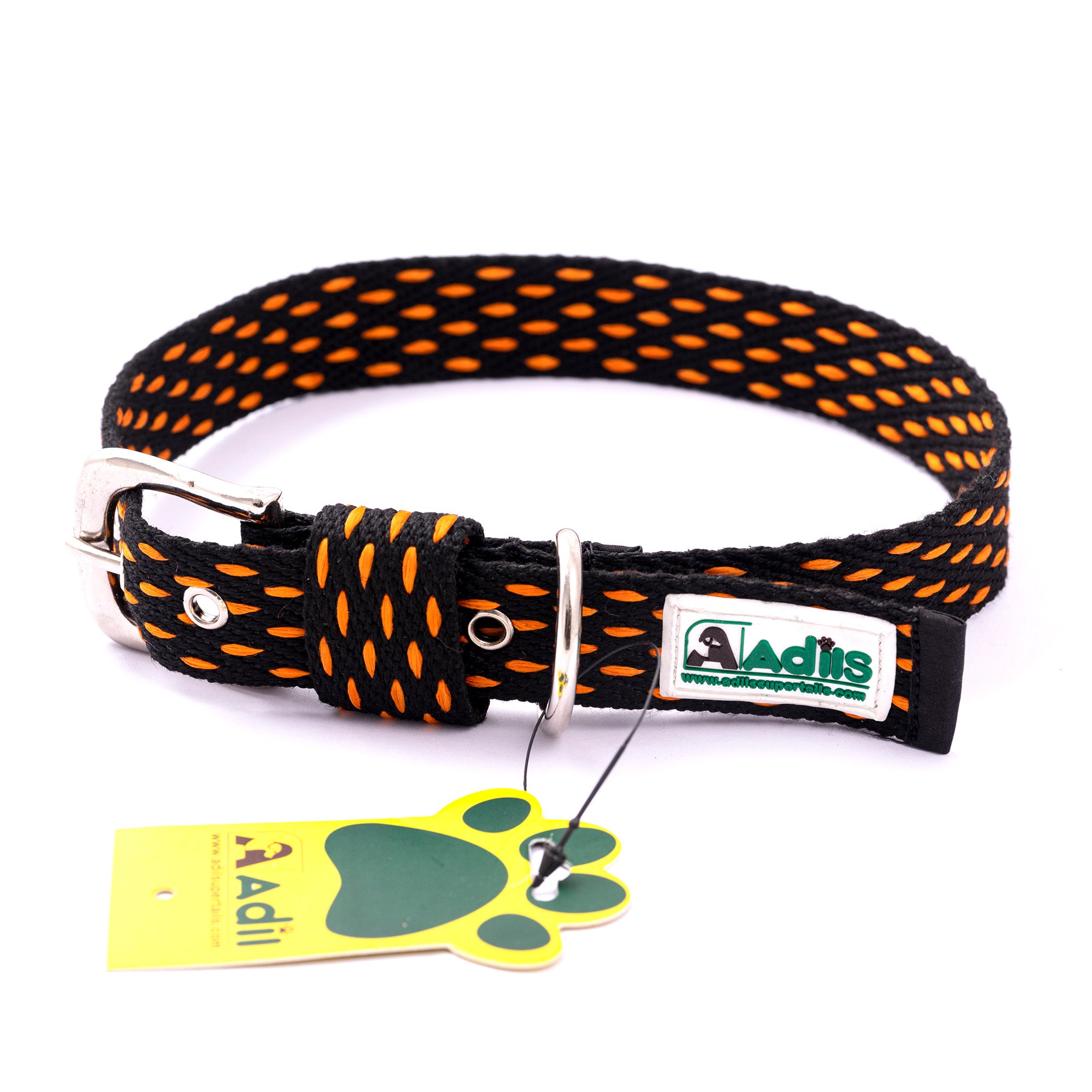Adjustable Cotton Dotted Dog Collar